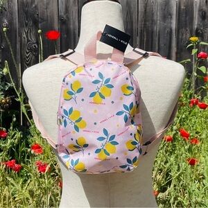 KENDALL + KYLIE Mini BACKPACK Bag Lemon Pink Multicolor Festival Purse Summer